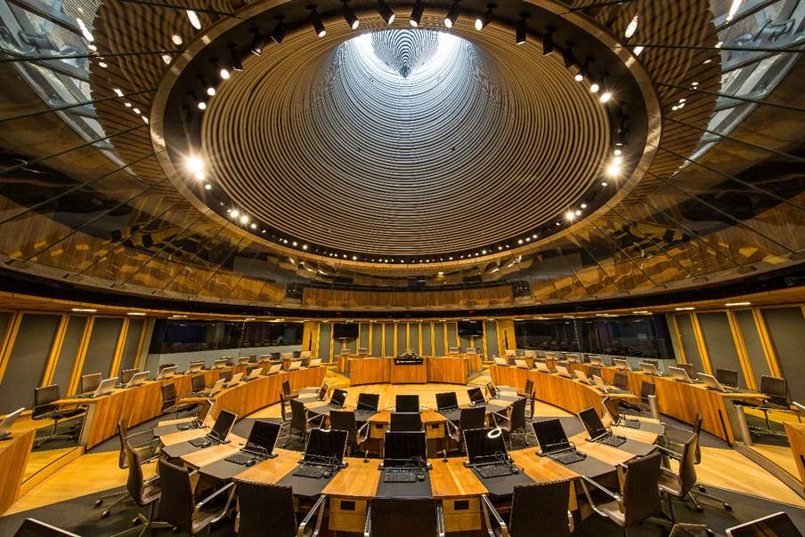 The Senedd chamber