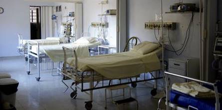 A hospital room

Description automatically generated